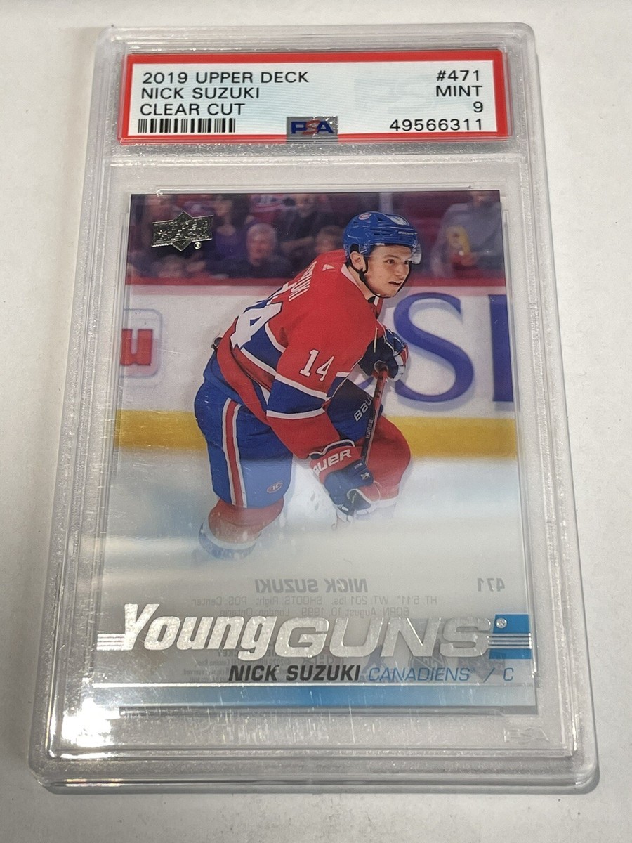 2019-20 Upper Deck #471 Nick Suzuki Young Guns Clear Cut Rookie Rc