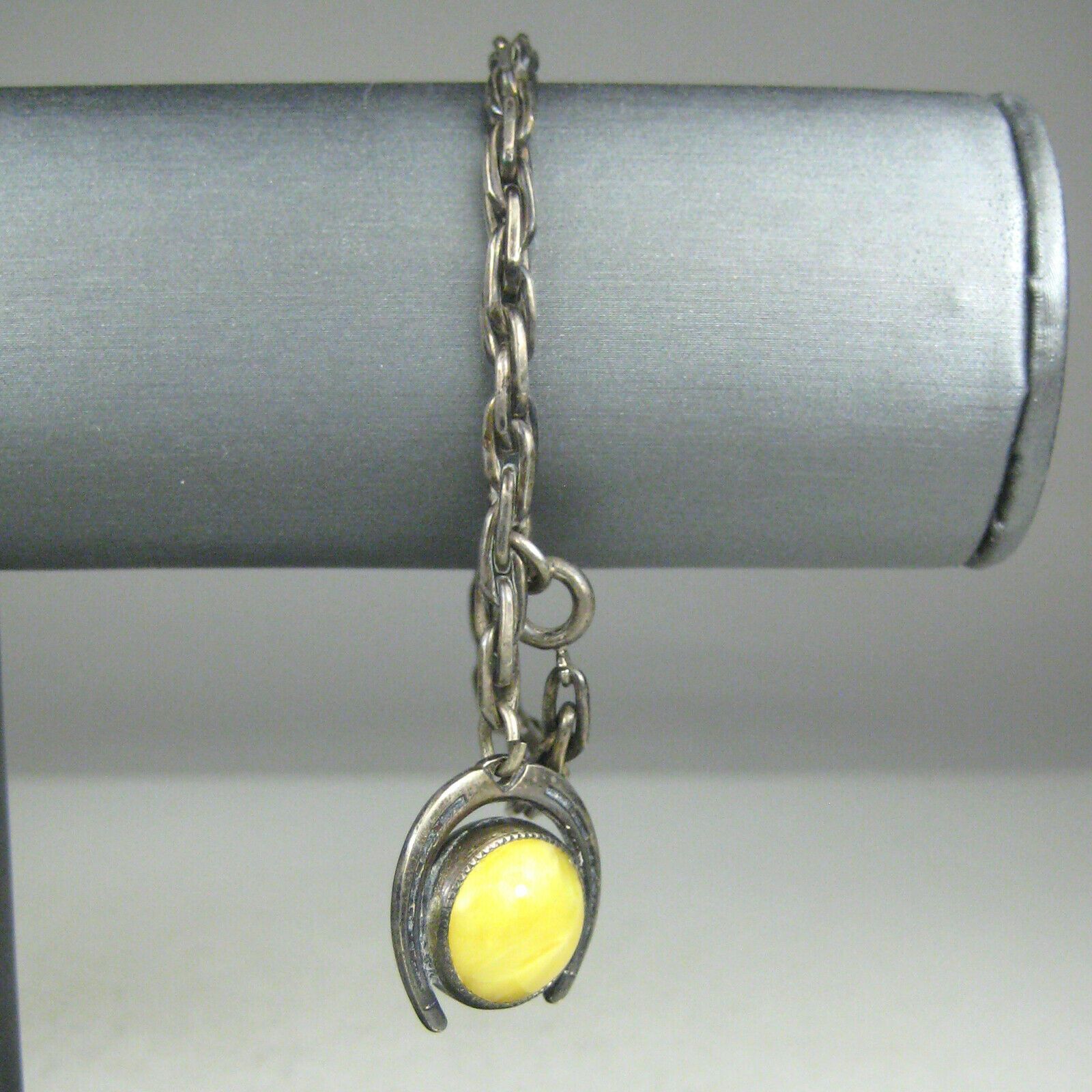 Bracelet Sterling Silver Solid .925 Unsigned Horu… - image 2