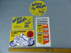 Lot of 4 stickers sticker ADAC 1986 St Wendel RALLYE sticker vintage c5