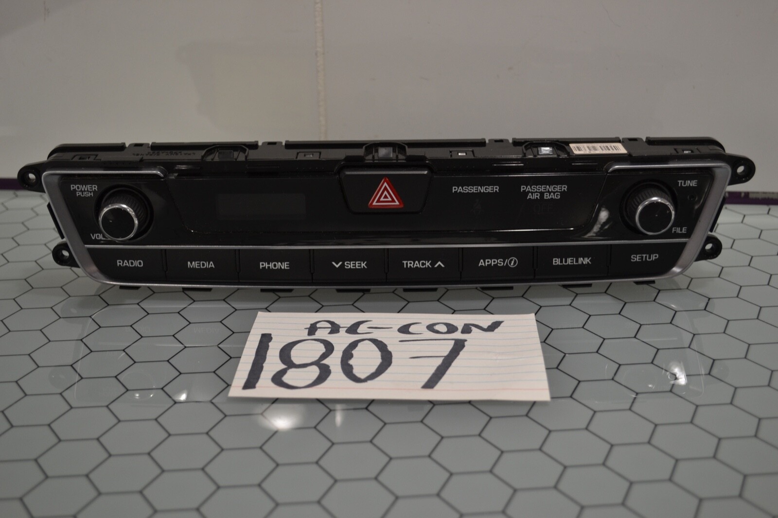 15 16 17 Hyundai Sonata Radio Control Panel Used Stock #1807-AC