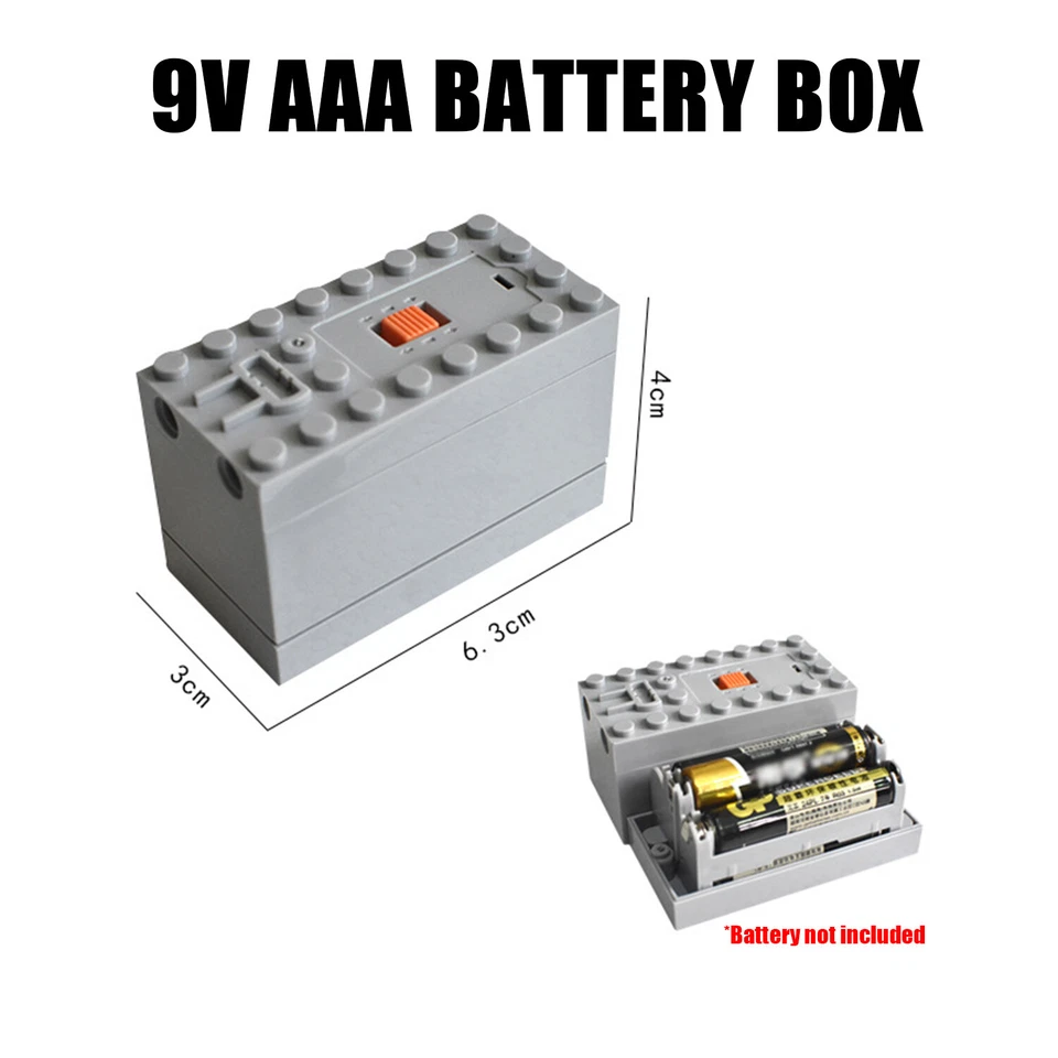 Power Functions AAA Battery Box 88000 Technic Trains Bausteine für Lego DE - Bild 2 von 4