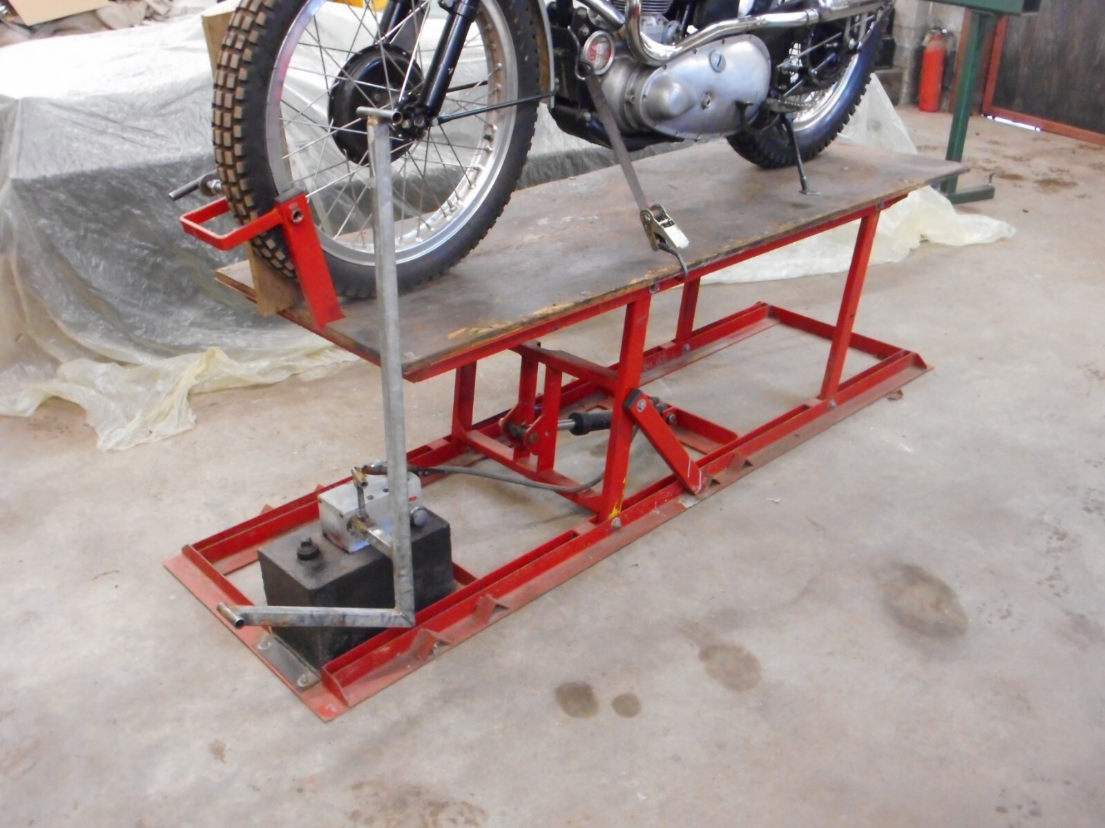 MOTORCYCLE HEAVY DUTY HYDRAULIC BIKE BENCH/LIFT 2 SPEED LIFT PRE