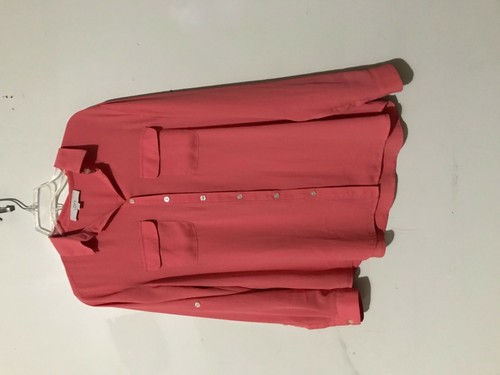 Ann Taylor Loft Size M Coral Tunic Top Blouse Women Stylish ID#70013 CA#57421 - 第 9/11 張圖片