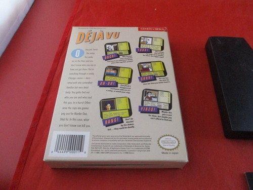 Deja Vu (Nintendo Entertainment System, 1990) NES COMPLETE w/ Box manual game - Picture 3 of 7