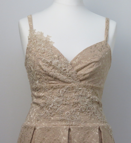 Partykleid/Cocktailkleid/Abendkleid/Abschlussballkleid/Neu Goldene Farbe - Bild 7 von 11
