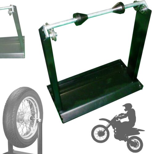 Universal Motorcycle Rim Tire Wheel Balancer Balancing Spin Static Truing Stand