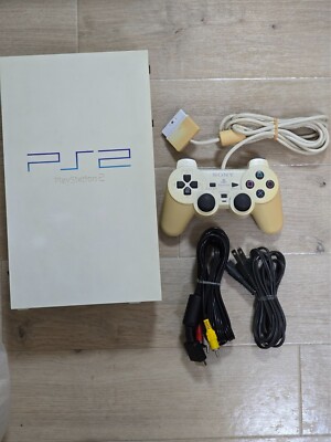 SONY PS2 PlayStation 2 SCPH-55000 GT White Console NTSC-J Japan