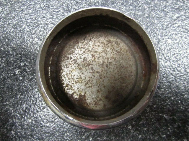 Tapacubos centrales cromados y plateados KIA Rio 2000-2002 OEM 74550 13" rueda 61 mm 2,50" Foto 2 de 4