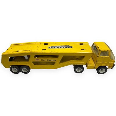 Tonka Auto Carrier ミニカー2台付き 　昭和レア Tonka Auto Carrier ミニカー2台付き 昭和レア Tonka Auto Carrier