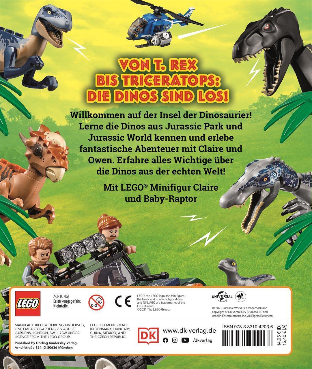 Thumbnail - Lego® Jurassic World(tm) Dino-abenteuer | Catherine Saunders | Deutsch