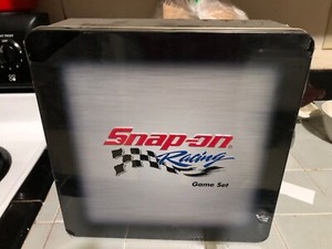 Snap On Tools Racing Game Poker Set In Tin Case SEALED and never been OPEN