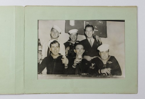 Paddock Club Burlesque Show Miami Beach FL Souvenir Photo WWII Sailors 1940s - Picture 4 of 5