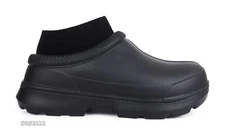 UGG Tasman X Black Slip-On Clog Rain Boots Womens Size 8 -NIB-
