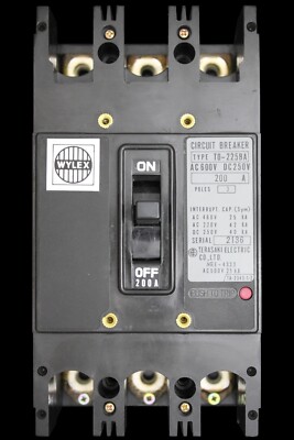 WYLEX 200 AMP 25kA DREIPOLIG MCCB TO-225BA