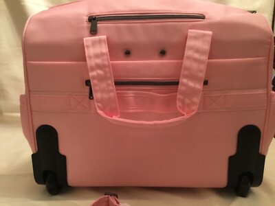 NWT LUG Locomotion Ultra X travel bag w/wheels -Bubble Pink 