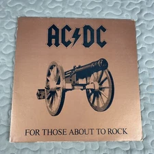 AC/DC ‎For Those About Sealed Vinyl Record LP USA 1981 Embossed SD 11111 CRC