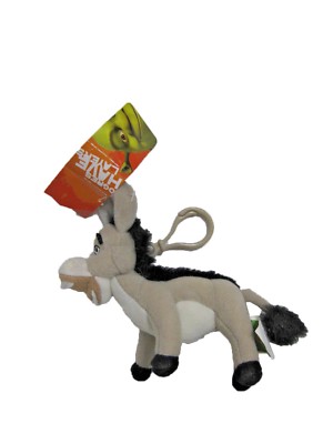 L@@K SHREK Donkey 5'' Plush Clip-On  BRAND NEW WITH TAGS !