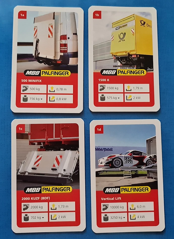 Auténticas cartas de juego Piatnik Palfinger 2008 cuarteto industrial Alemania Foto 4 de 4