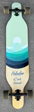 VOLADOR 42 inch Freeride Longboard Complete Cruiser (Drop Through Deck - Camber)