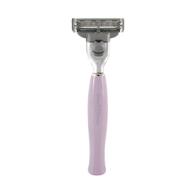 Edwin Jagger - Lilac Contemporary Razor in Box sold with Gillette Mach 3 Head