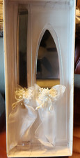 CAKE KNIFE  SERVER for WEDDING or ANNIVERSARY Faux Pearls  Sequins NEW in BOX