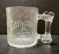 The Flintstones Glass 1993 Vintage Mug From Mc Donalds Made In USA