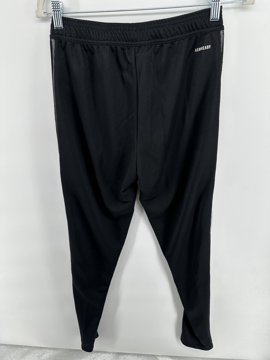 Adidas Aeroready Track Pants Men Size S Zip Pocket Ankle #C1