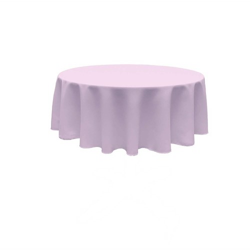 Round Polyester Poplin SEAMLESS Tablecloth (120" Round) - Picture 18 of 29