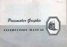 Vintage Pacemaker Graphic Camera Instruction Manual Photos 10p.