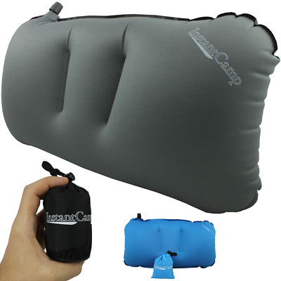 InstantCampTM Lightweight ''Cloud'' Camping Backpacking Hiking Pillow - Inflatable