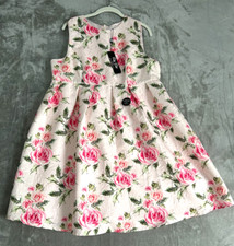 NWT Chi Chi London Maternity Floral Dress US 12 UK 16 Sleeveless Lined