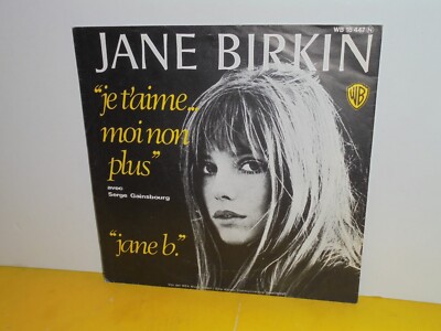 SINGLE 7'' - JANE BIRKIN - JE TAIME MOI NON PLUS - JANE B.
