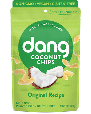 Toasted Coconut Chips | Original | 1 Pack | Vegan, Gluten Free, Non GMO, Healthy
