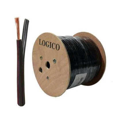 LOGICO 500ft 10 Gauge Outdoor Direct Burial Landscape Lighting Wires Cable 10/2