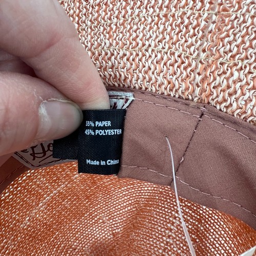 NWT Goorin Bros Paper Woven Leather Trim Panama Hat Size Small $80 MSRP - Picture 6 of 6