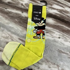 Stance Socks Disney World Mickey Casual Crew Men's NWT Size L