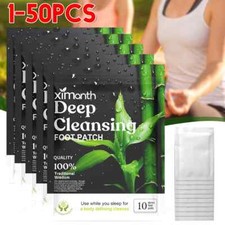 Detox Foot Patches Pads Natural Herbal Feet Body Toxins Cleansing Relieve Stress