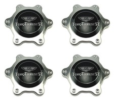 4x New American Racing Chrome Torq Thrust St Wheel Center Caps 6 Lug Ar104 Ar604