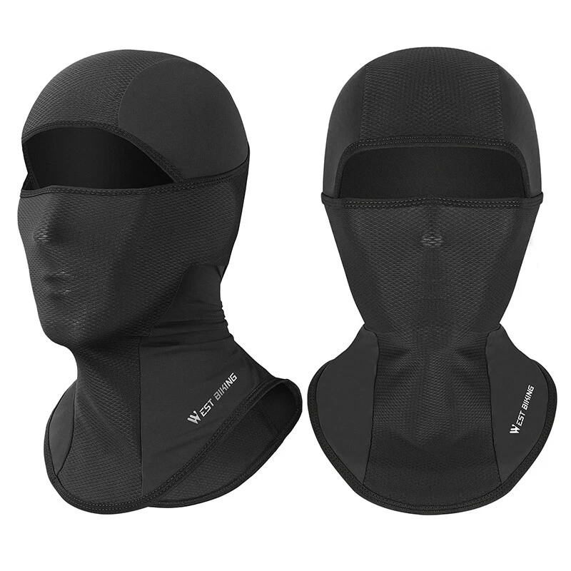 Máscara facial de pasamontañas de seda de hielo para motocicleta gorra de ciclismo sombrero de pesca para bicicleta arnés Foto 2 de 4