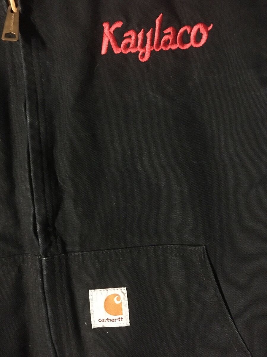 Vtg Carhartt Hooded Jacket XL USA Work Grunge Biker Punk Vtg Carhartt Hooded Jacket XL USA Work Grunge Biker Punk