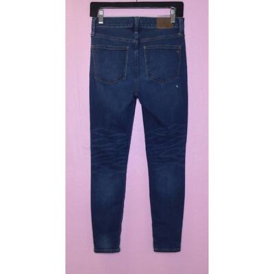 Madewell High Rise Skinny Cigarette Dark Preppy Jeans Size 26