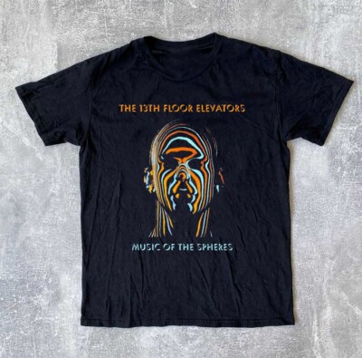 13th Floor Elevators Music of the Spheres Short Sleeve Black All Size Shirt  OM8
