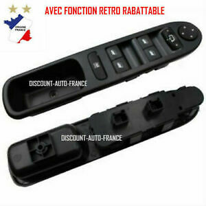 Platine Bouton Lève-vitre Avant Gauche Pour CITROËN C4 I (2004-2011) - NEUVE - Réf. 6554HA / 6554GZ
