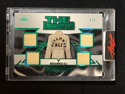 2024 Leaf Ultimate GOAT Muhammad Ali - SSP Immortals Four Match Used True #d 1/1