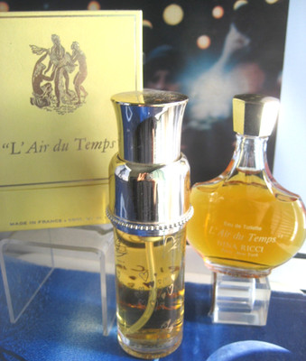  3pc 1 oz EDT Vintage *PARFUM Nina Ricci L'air du Temps perfume eau de toilette