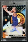 JALEN BRUNSON 2023-24 TOPPS FINEST AUTO BLACK GEOMETRIC REFRACTOR 6/25
