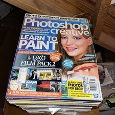 Lot Of 43 Photoshop Creative Magazines-Most All Of Them Still