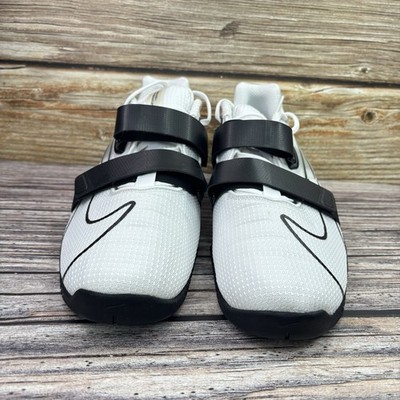 Size 15 Tried On Nike Romaleos 4 White Black Weightlifting Shoes