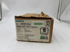 Siemens 14ESF32AA Solid State Overload Relay 3 Phase 3 Pole