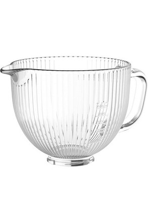 Glass Mixer Bowl for KitchenAid 4.5 and 5 Quart Tilt-Head Stand Mixers